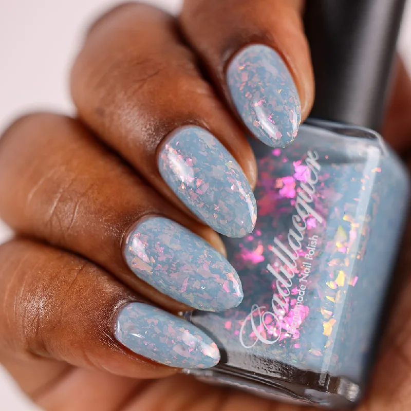 nail polish diamond dust-Cadillacquer - Halloween 2024 - You Don’t Feel The Air Flexing?