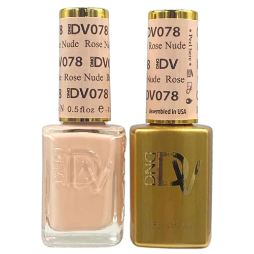 nail polish dockside gray-DIVA Duo DV078 Rose Nude