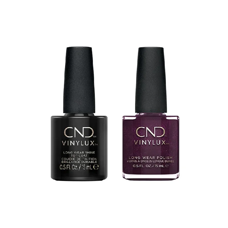 nail polish spice rack-CND - Vinylux Topcoat & Plum Paisley 0.5 oz - #175