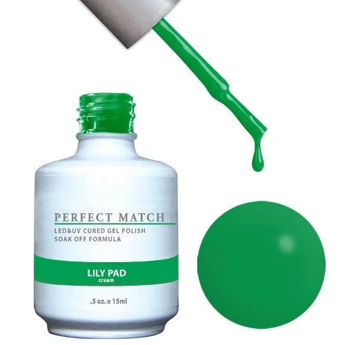 nail polish lime twist-Perfect Match Gel Duo PMS 099 LILY PAD