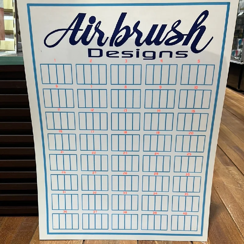 nail repair for nail repair practices-AIR BRUSH DESIGNS-Nail Art Board