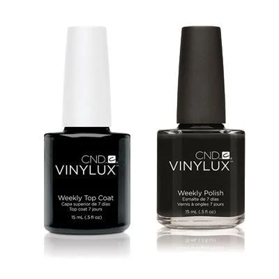 nail polish teriyaki glaze-CND - Vinylux Topcoat & Black Pool 0.5 oz - #105