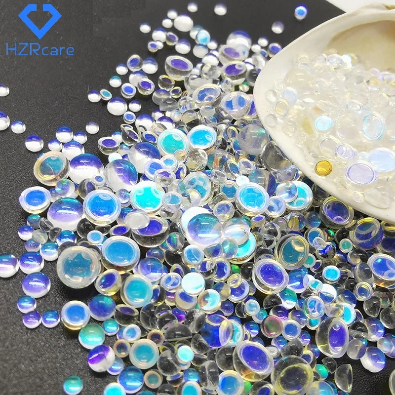 Nail rhinestone all-over shine-Bulk Wholesale Clear Diamantes Premium Headband Luxury Flat Back Beads Non Hotfix Glass Nail Rhinestones