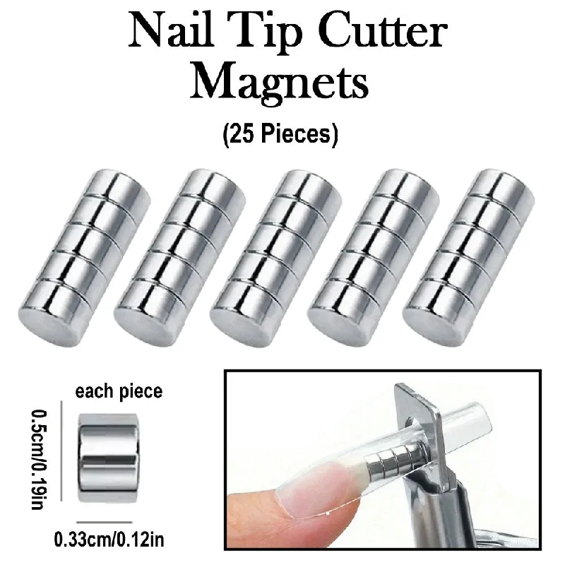 nail polish reindeer hoof-Nail Tip Cutter Magnets, 25 pieces