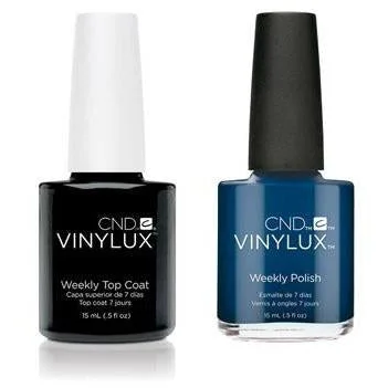 nail polish opal shimmer-CND - Vinylux Topcoat & Winter Nights 0.5 oz - #257