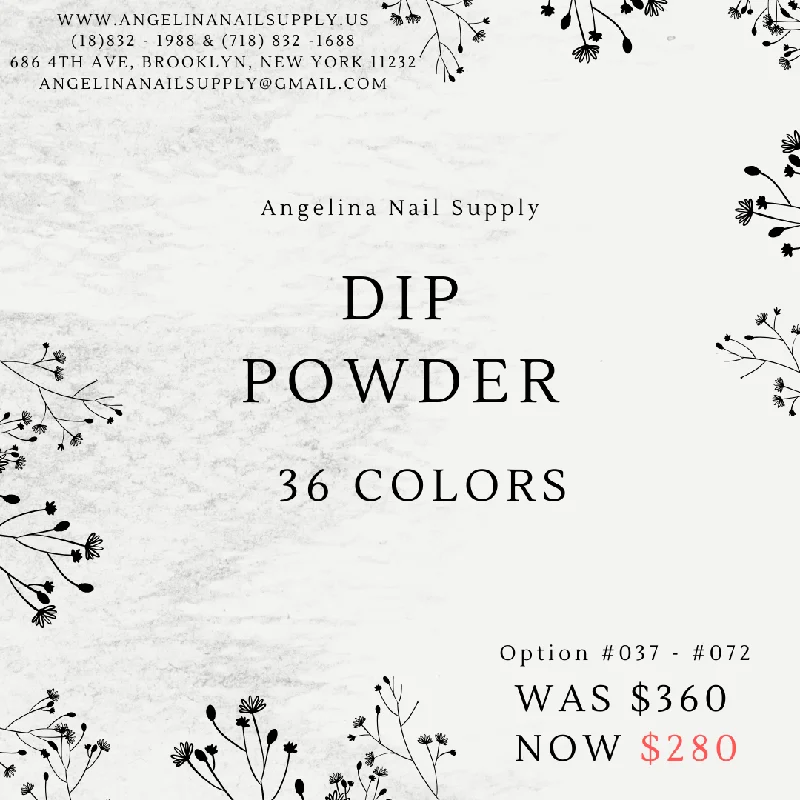 nail polish pie crust-Angel Dip Powder ( 36 colors ) #037 - #072