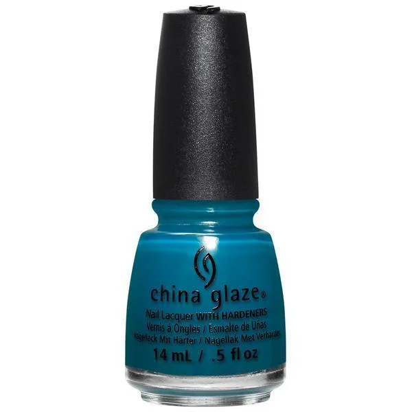 nail polish cookie crumb-China Glaze - Jagged Little Teal 0.5 oz - #83611