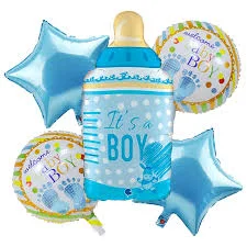 Nail art decoration blog reviews-Foil Balloons (Its a Boy Star)