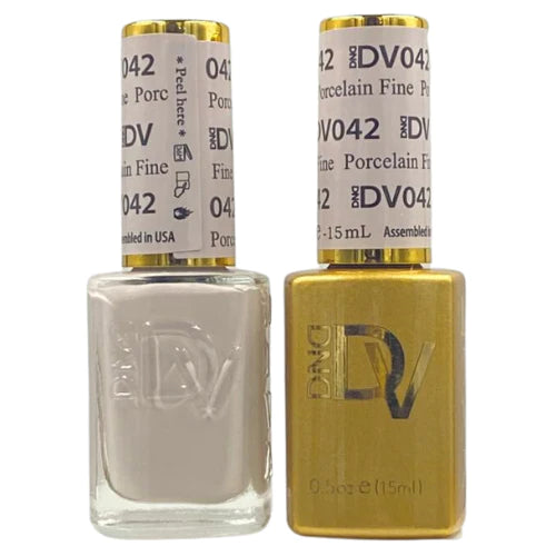 nail polish banana cream-DIVA Duo DV042 Porcelain Fine