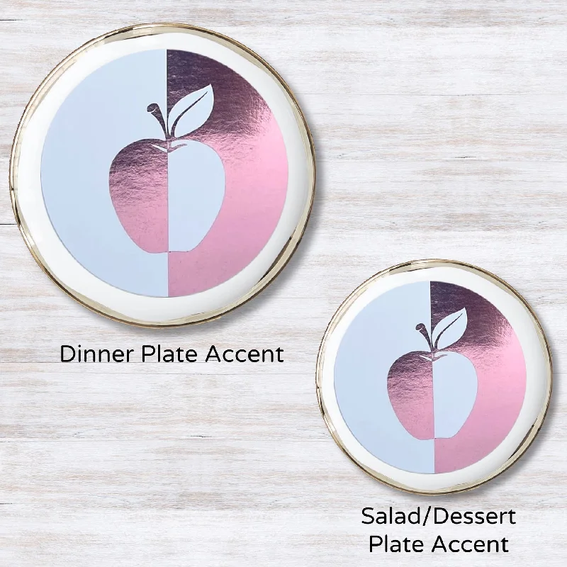 Metallic Pink 5.5 inches round (Salad Plate)