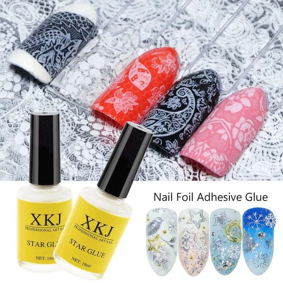 Nail art decoration cactus-Nail Foil Transfer Glue