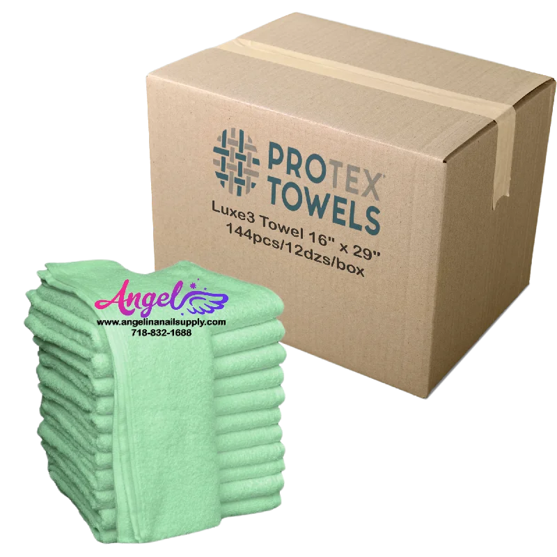 nail polish roasted豆-ProTex Luxe3 Towel 16" x 29" - Jade Green (Box of 144)