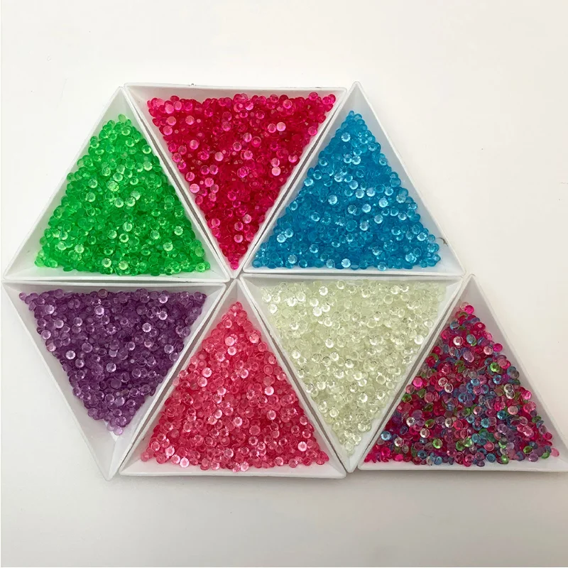 Nail rhinestone master advice-Factory Wholesale 3mm 4mm 5mm Luminous Nail Resin Rhinestones  Gems Stone for nails decoration