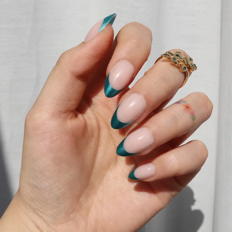 nail repair for nail repair viral solutions-Metallic Teal (GEL)