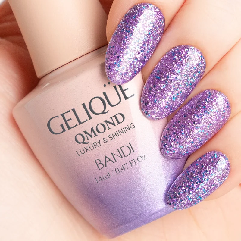 nail polish prairie wind-Gelique Qmond - GP349 Sparkling Purple