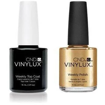 nail polish pearl dive-CND - Vinylux Topcoat & Brass Button 0.5 oz - #229