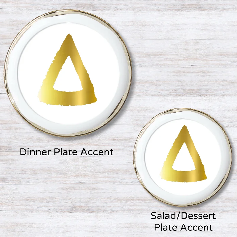 Metallic Gold 5.5 inches round (Salad Plate)