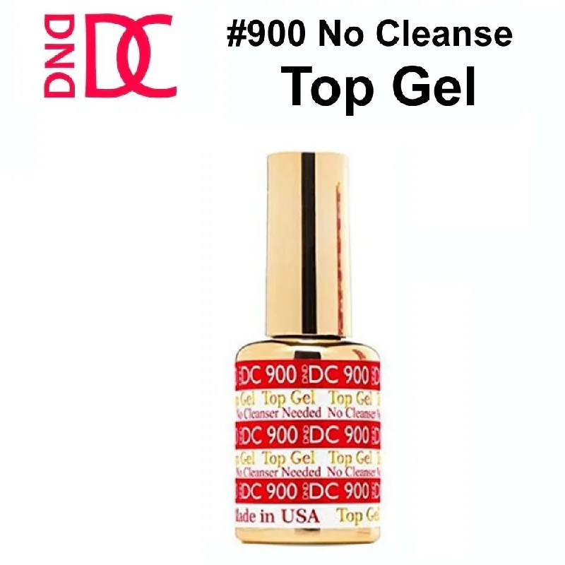 nail polish sugar spice-DND DC (900) No Cleanse Top Gel, 0.5 oz