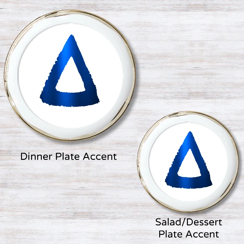 Metallic Royal Blue 5.5 inches round (Salad Plate)