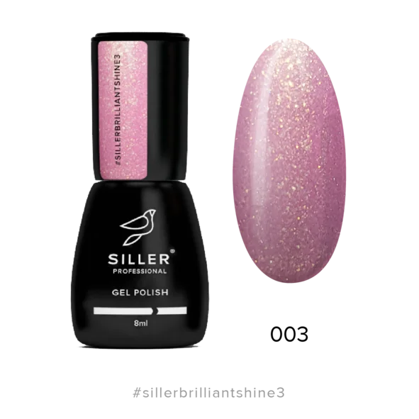 nail polish dough rise-Gel Polish Brilliant Shine №3 8 ml Siller