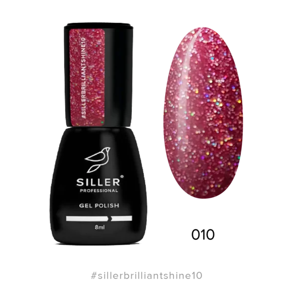 nail polish muffin top-Gel Polish Brilliant Shine №10 8 ml Siller