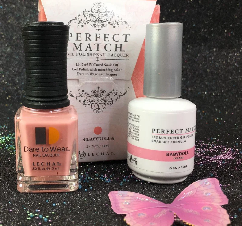 nail polish pecan pie-Perfect Match Gel Duo PMS 213 BABYDOLL