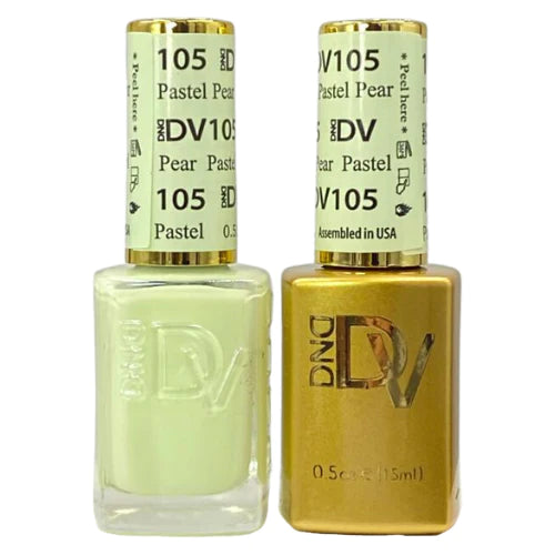 nail polish sunset sparkle-DIVA Duo DV105 Pastel Pear