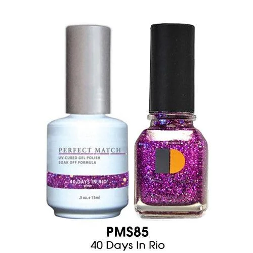 nail polish high tide-Perfect Match Gel Duo PMS 085 40 DAYS IN RIO