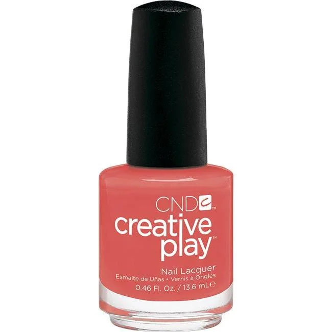 nail polish shark fin-CND Creative Play - Tangerine Rush 0.5 oz - #499