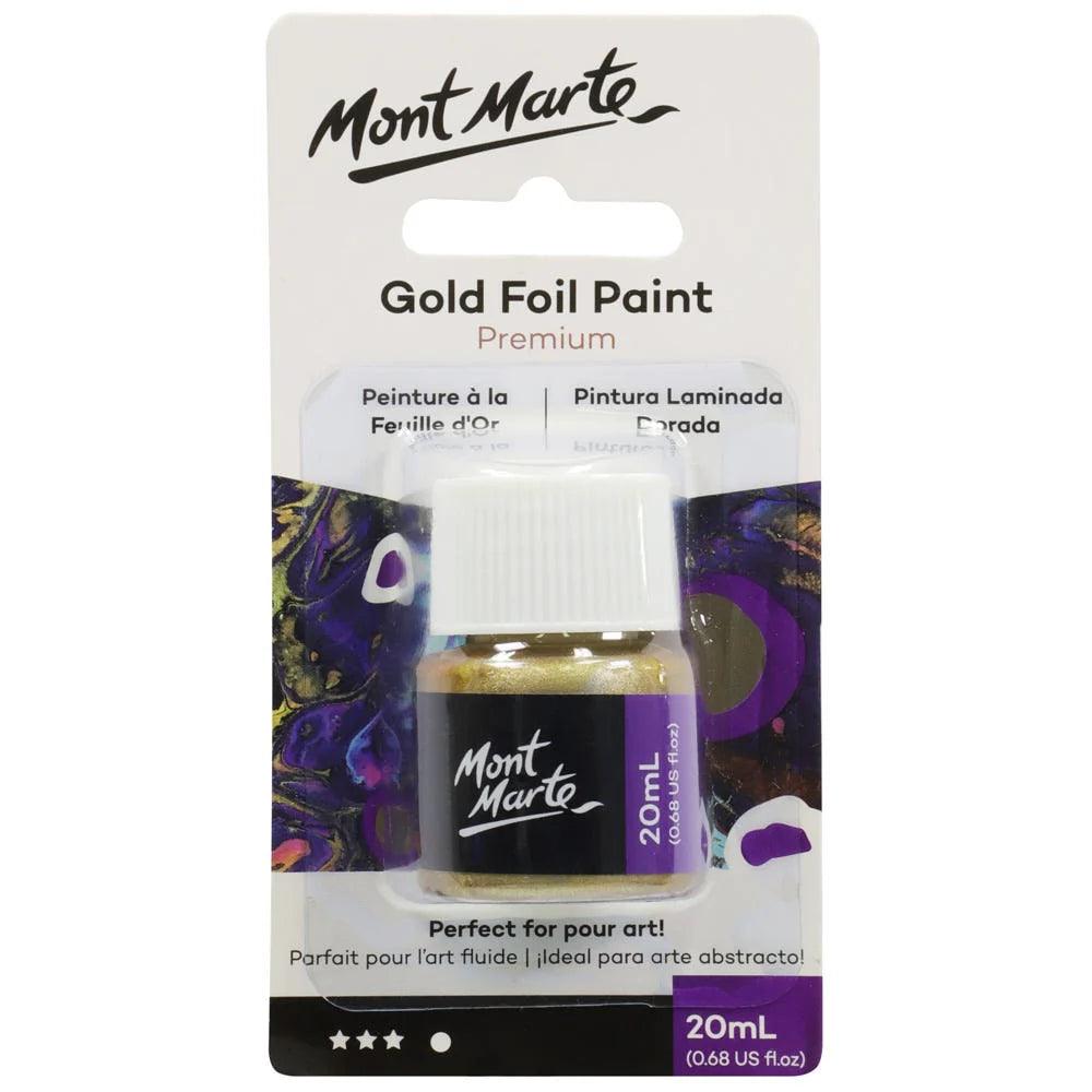 Nail art decoration unicorn magic-Gold Foil Paint Premium 20ml - Mont Marte