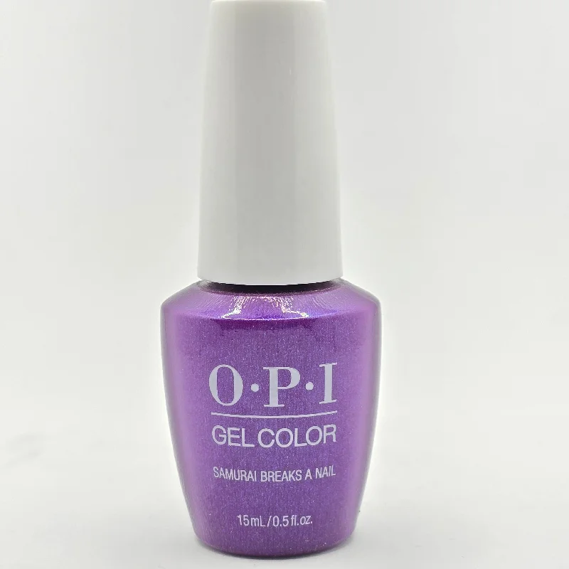 nail repair for nail luster-OPI GC T85 - GEL COLOR SAMURAI BREAKS A NAIL