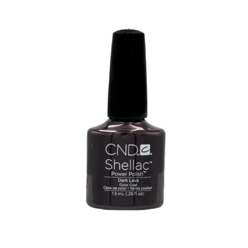 nail polish lantern light-Shellac - Dark Lava