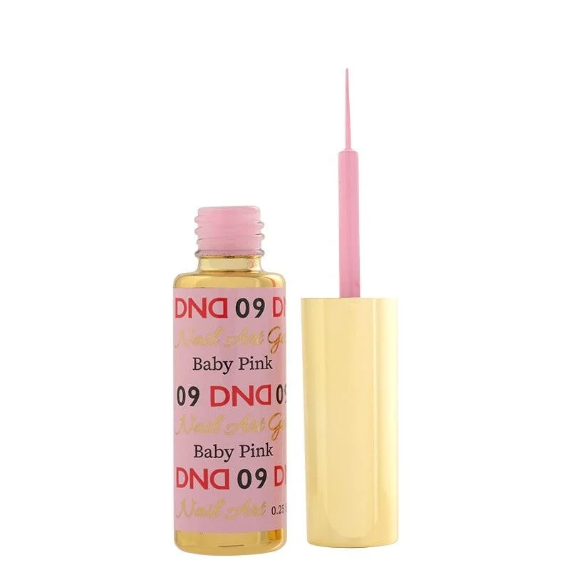 nail polish buoy yellow-DND Gel Art 09 Baby Pink