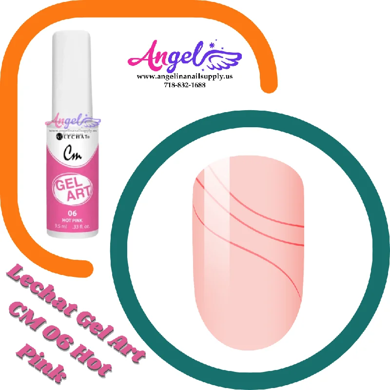 nail polish smoothie blend-Lechat Gel Art CM 06 Hot Pink