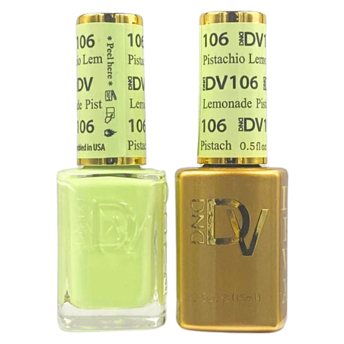 nail polish twilight tones-DIVA Duo DV106 Pistachio Lemonade