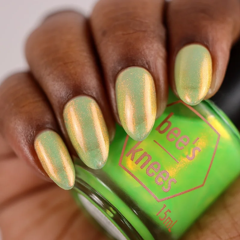 nail polish mirage shimmer-Bee's Knees Lacquer - Betelgeuse