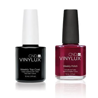 nail polish curry gold-CND - Vinylux Topcoat & Crimson Sash 0.5 oz - #174