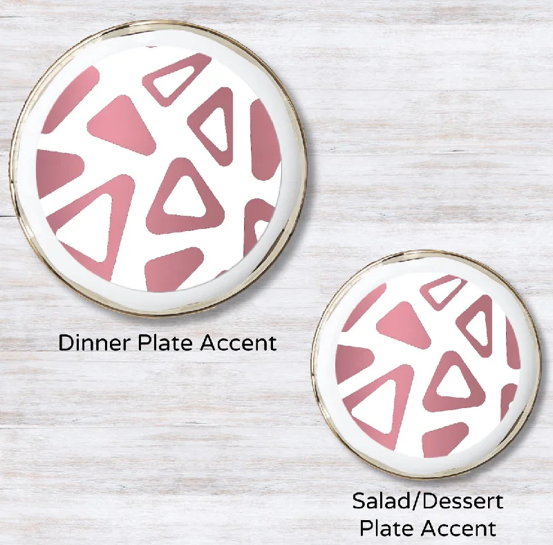 Metallic Pink 5.5 inches round (Salad Plate)