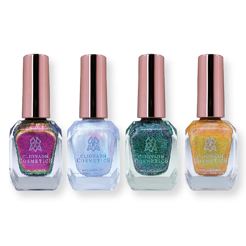 nail polish meadow green-Stained Glass Collection Nail Lacquer Bundle (4)