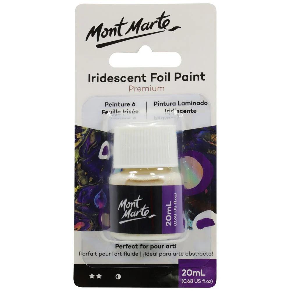 Nail art decoration skiing-Iridescent Foil Paint Premium 20ml - Mont Marte