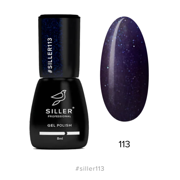 nail polish lightning bolt-Gel Polish №113 8 ml Siller