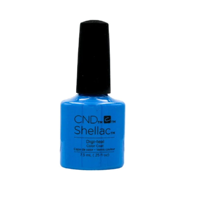 nail polish candle glow-Shellac - Digi-teal