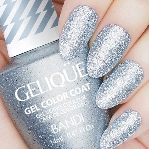 nail polish saloon gold-Gelique - GP441 Tonic Blue