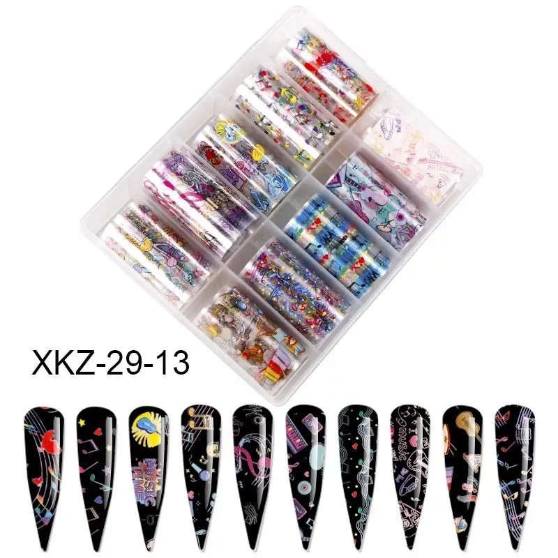 Nail art decoration parallel universe-Musicals Nail Foil - XKZ29-13