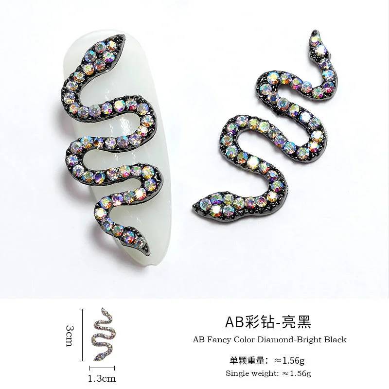 A-362# Bright Black-AB Colored Diamond 1