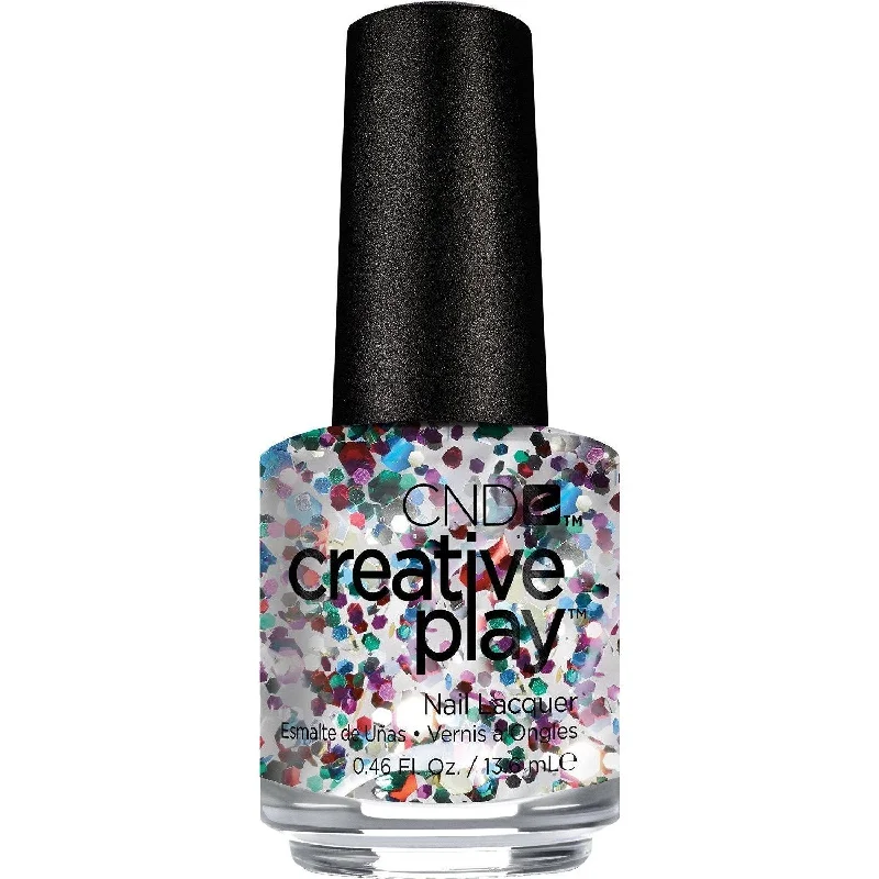 nail polish slushie blue-CND Creative Play -  Glittabulous 0.5 oz - #449