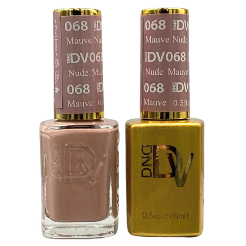 nail polish pineapple yellow-DIVA Duo DV068 Mauve Nude