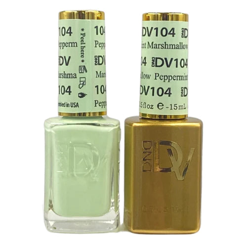 nail polish midday pop-DIVA Duo DV104 Peppermint Marshmallow