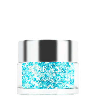 nail polish keel black-Kiara Sprinkle SP 227 I SEE BLUE | Sprinkle On Collection