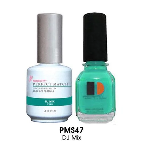 nail polish brunch look-Perfect Match Gel Duo PMS 047 DJ MIX